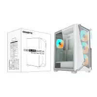Кутия Gigabyte C301 WHITE V2 Tempered Glass Mid-Tower RGB Fusion 