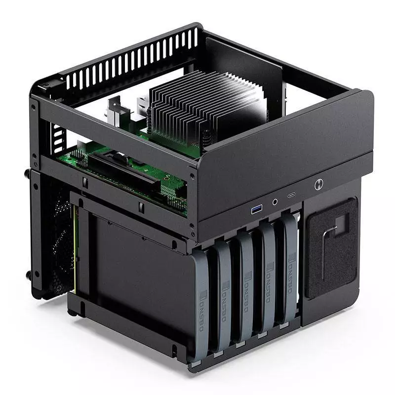 Кутия Jonsbo N2 Mini-ITX Черна