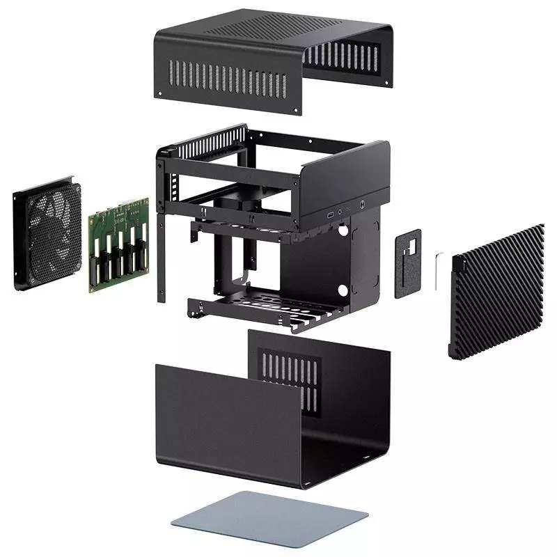 Кутия Jonsbo N2 Mini-ITX Черна