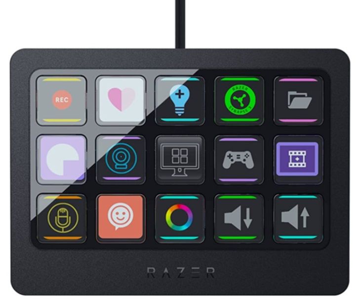 Контролер Razer Stream Controller X, 15 Switchblade Buttons, Multi-Link Macros - RZ20-04790100-R3M1