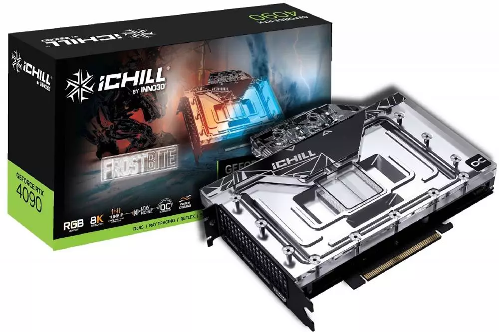 Видео карта Inno3D GeForce RTX 4090 24GB iCHILL Frostbite
