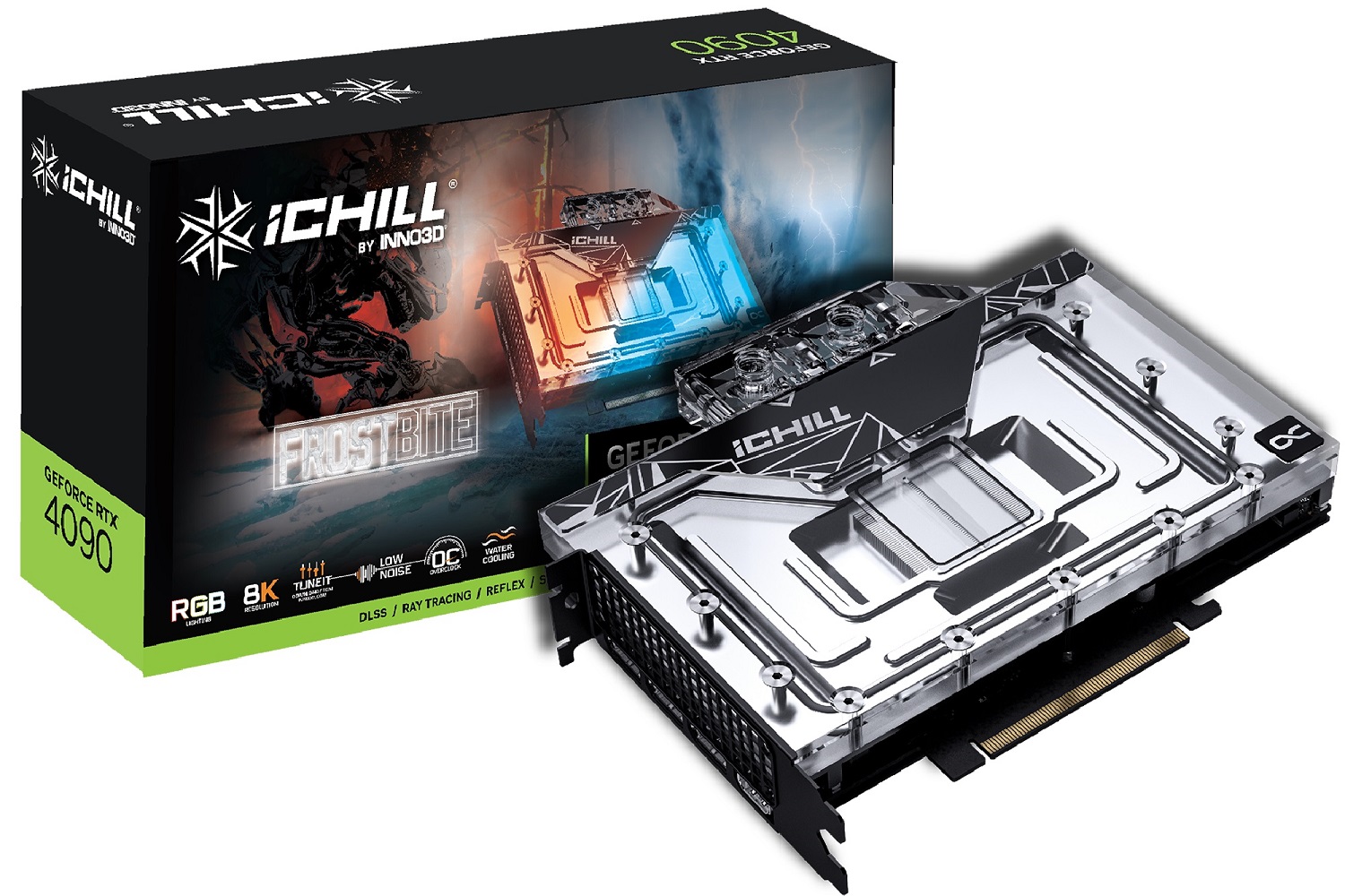 Видео карта Inno3D GeForce RTX 4090 24GB iCHILL Frostbite
