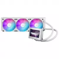 Воден охладител за процесор ASUS ROG RYUJIN III 360 ARGB WHITE, 3.5" Full Color LCD Display
