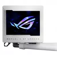 Воден охладител за процесор ASUS ROG RYUJIN III 360 ARGB WHITE, 3.5" Full Color LCD Display