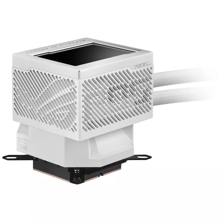 Воден охладител за процесор ASUS ROG RYUJIN III 360 ARGB WHITE, 3.5" Full Color LCD Display