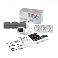 Воден охладител за процесор ASUS ROG RYUJIN III 360 ARGB WHITE, 3.5" Full Color LCD Display