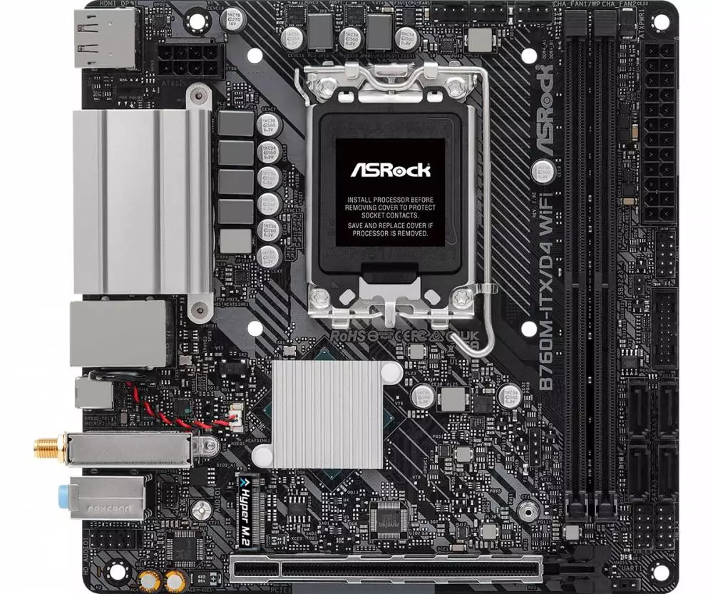 Дънна платка Asrock B760M-ITX/D4 WIFI LGA1700