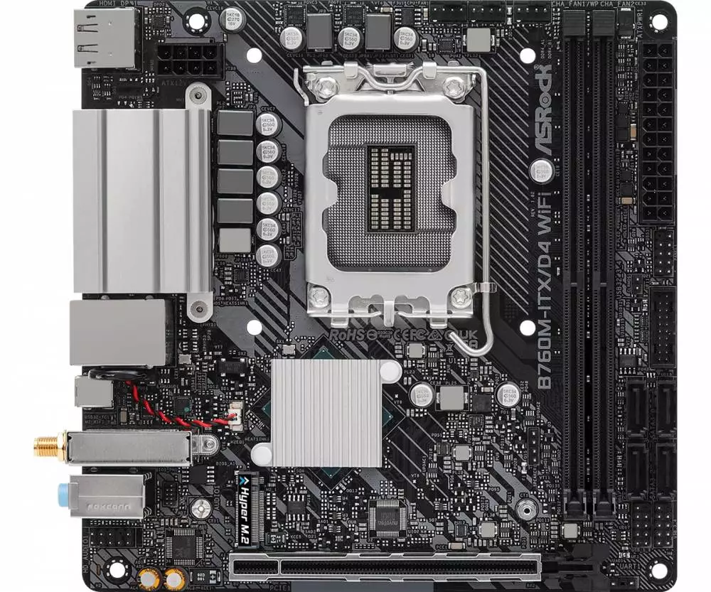 Дънна платка Asrock B760M-ITX/D4 WIFI LGA1700