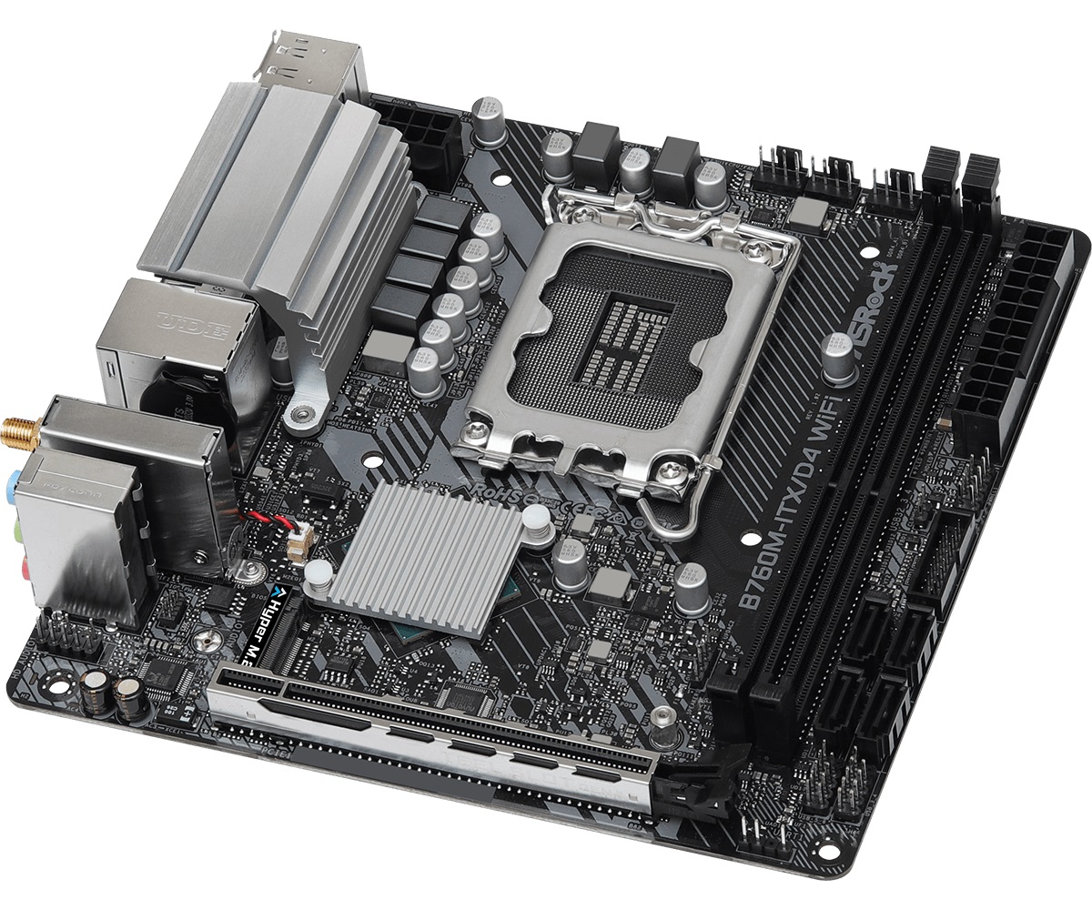 Дънна платка Asrock B760M-ITX/D4 WIFI LGA1700