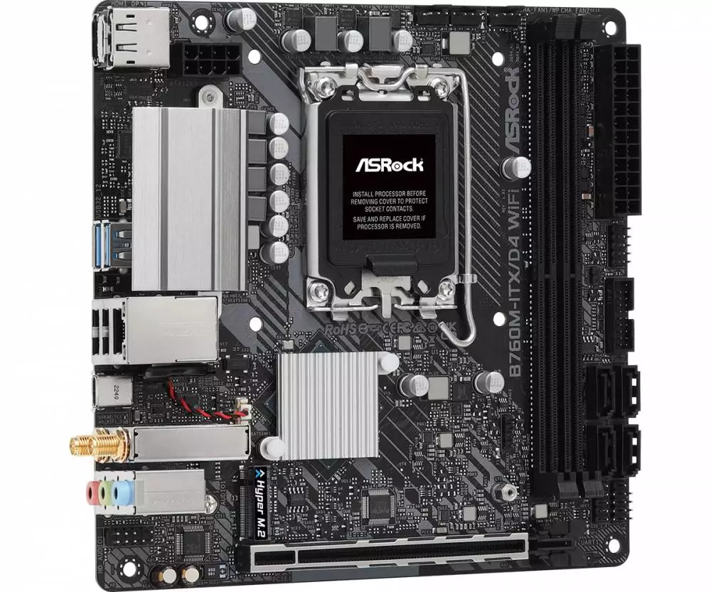 Дънна платка Asrock B760M-ITX/D4 WIFI LGA1700