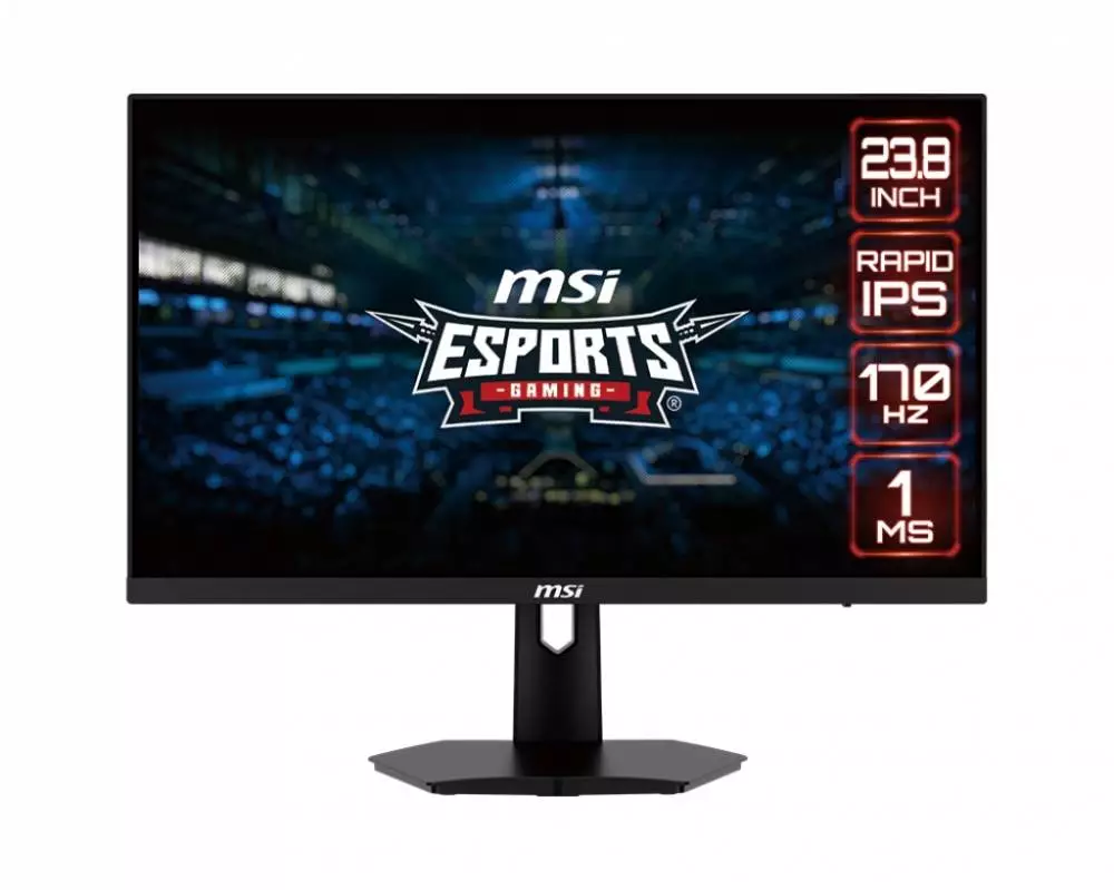 Монитор MSI G244F GAMING, IPS, FHD 1920x1080, 170Hz, 1ms, AMD FreeSync Premium, HDMI, DP