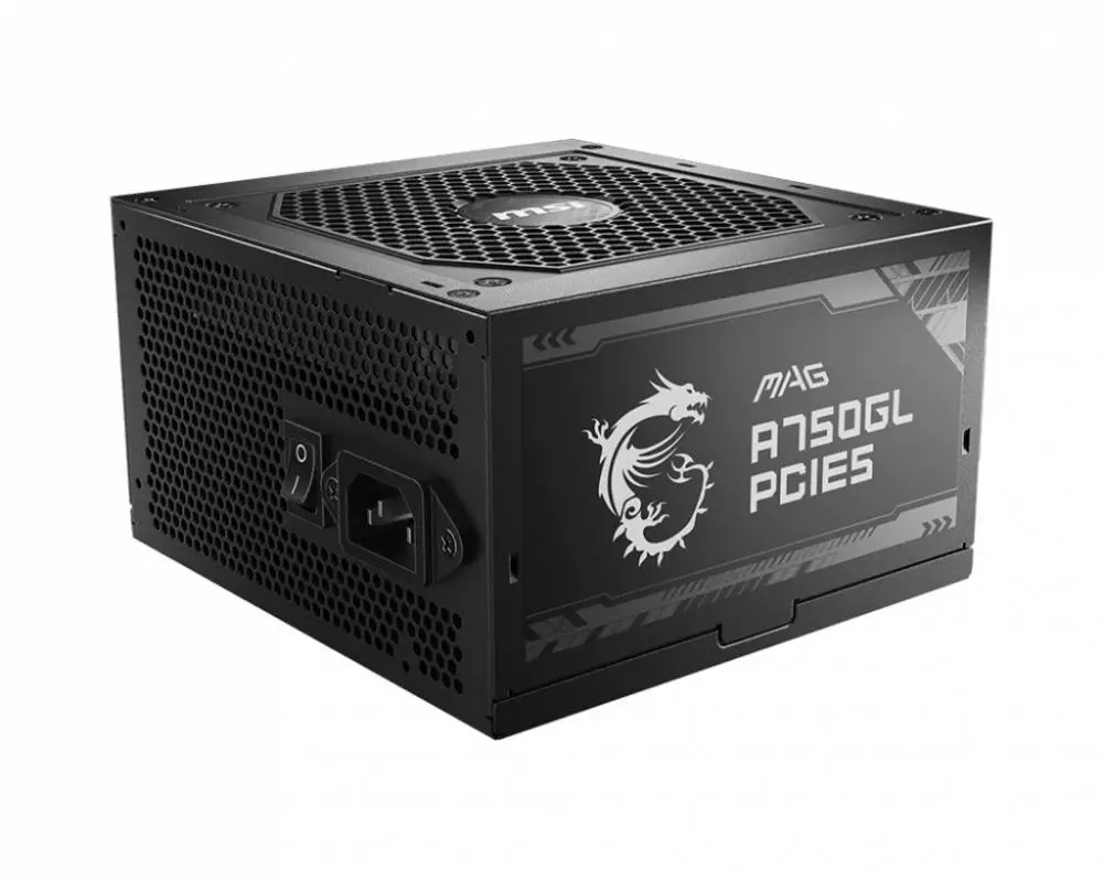 Захранване MSI MAG A750GL (750W) 80 Plus Gold PSU PCIe Gen 5, ATX 3.0