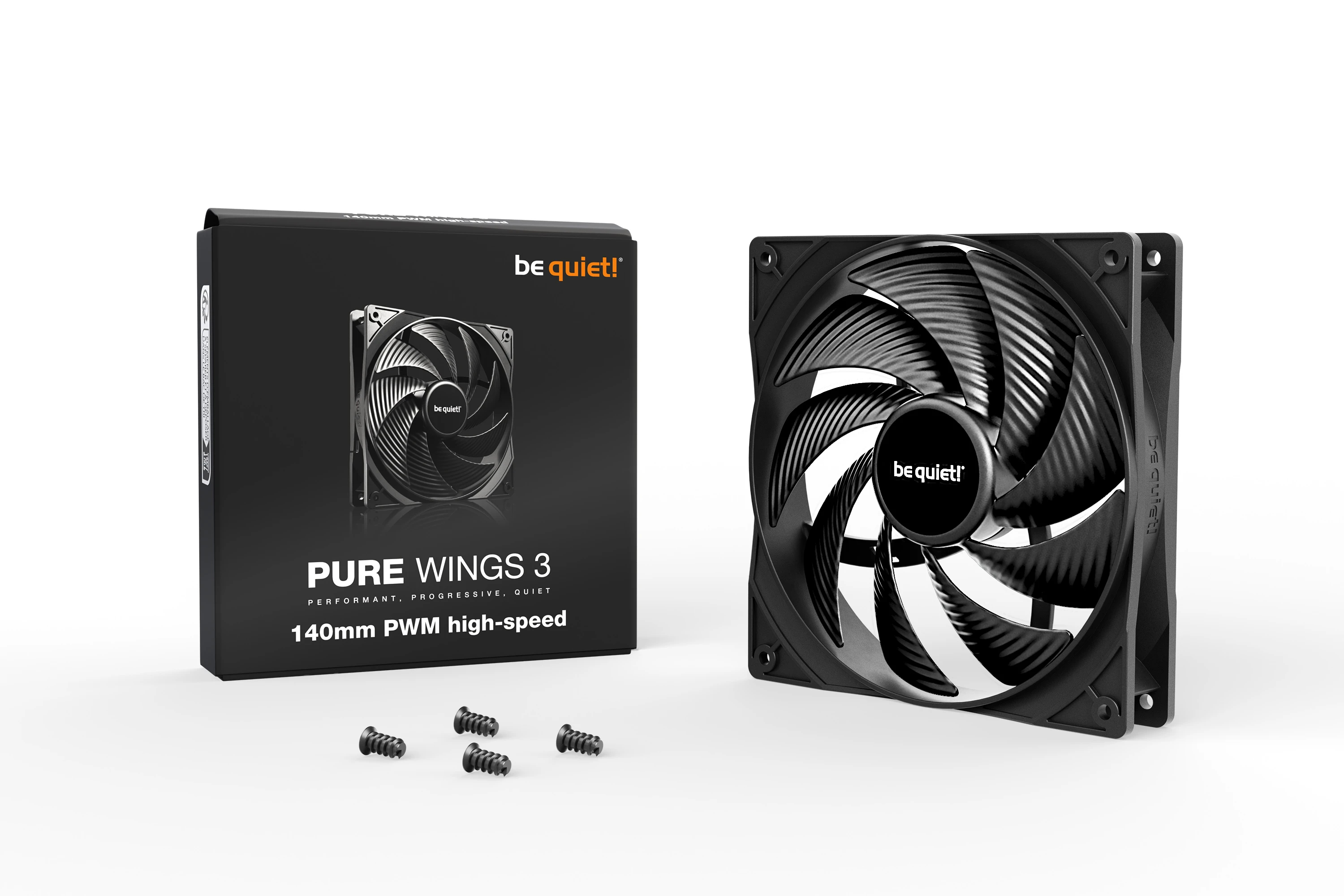 Вентилатор be quiet! Pure Wings 3 Fan 140mm PWM high-speed - BL109