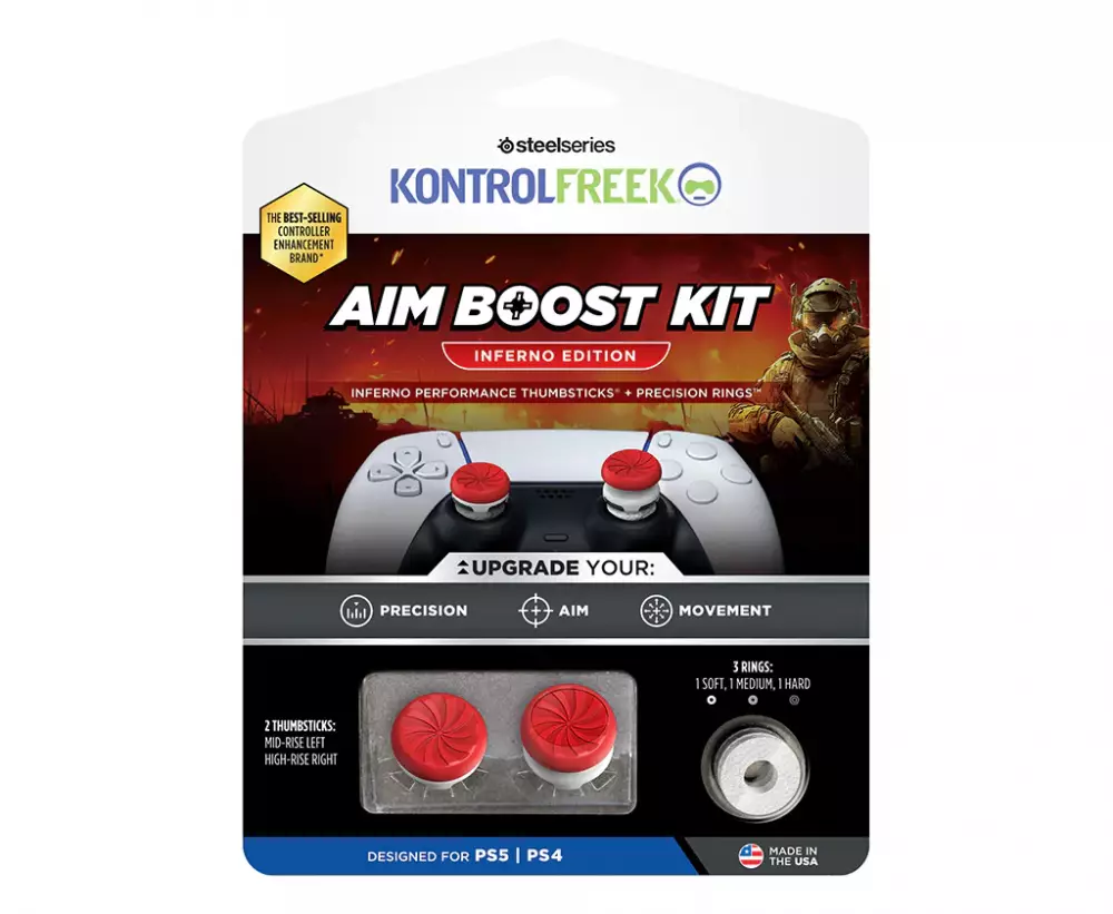 Аксесоар KontrolFreek Aim Boost Kit Inferno Edition PS5 DualSense