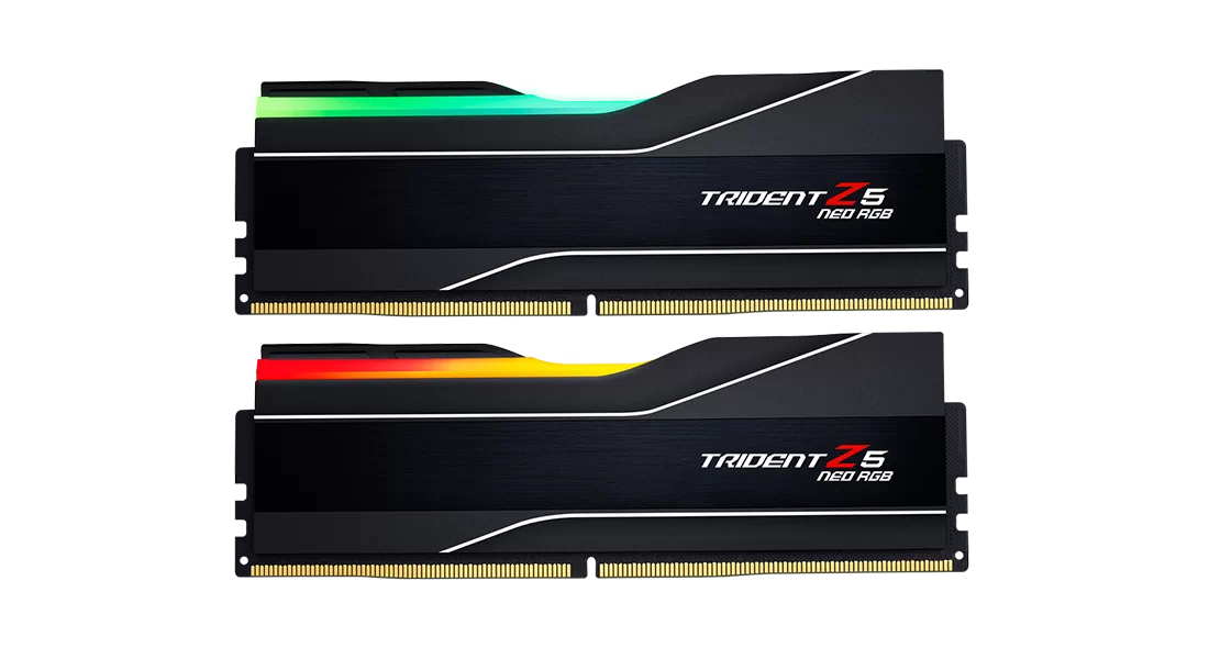 Памет G.SKILL Trident Z5 Neo RGB Black 32GB (2x16GB) DDR5 6000MHz CL30 - F5-6000J3038F16GX2-TZ5NR AMD EXPO
