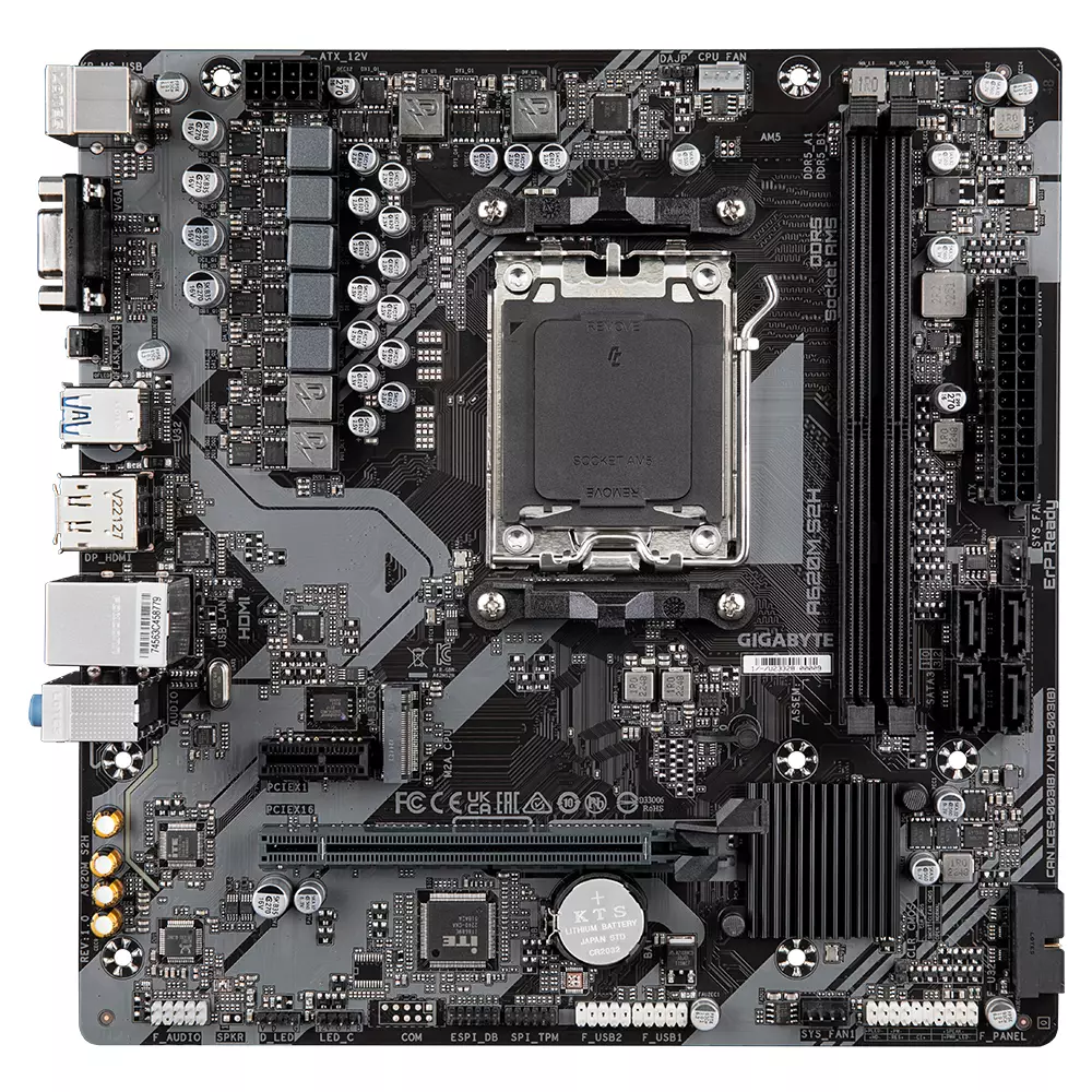 Дънна платка Gigabyte A620M S2H AM5 DDR5