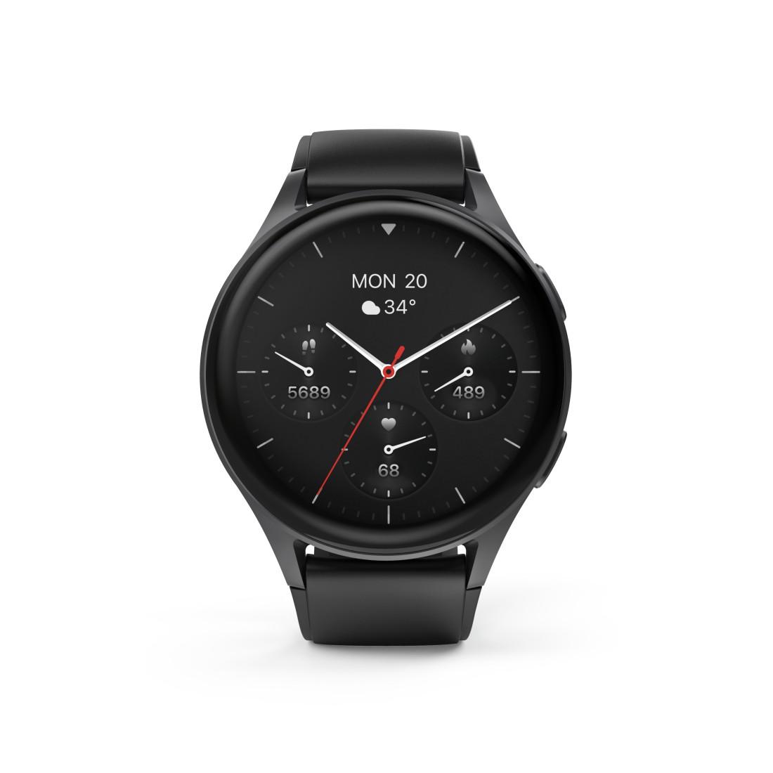 HAMA Смартчасовник "8900", GPS, AMOLED 1.43", SP02,Alexa, черен