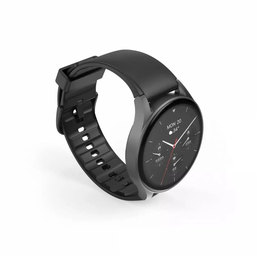 HAMA Смартчасовник "8900", GPS, AMOLED 1.43", SP02,Alexa, черен