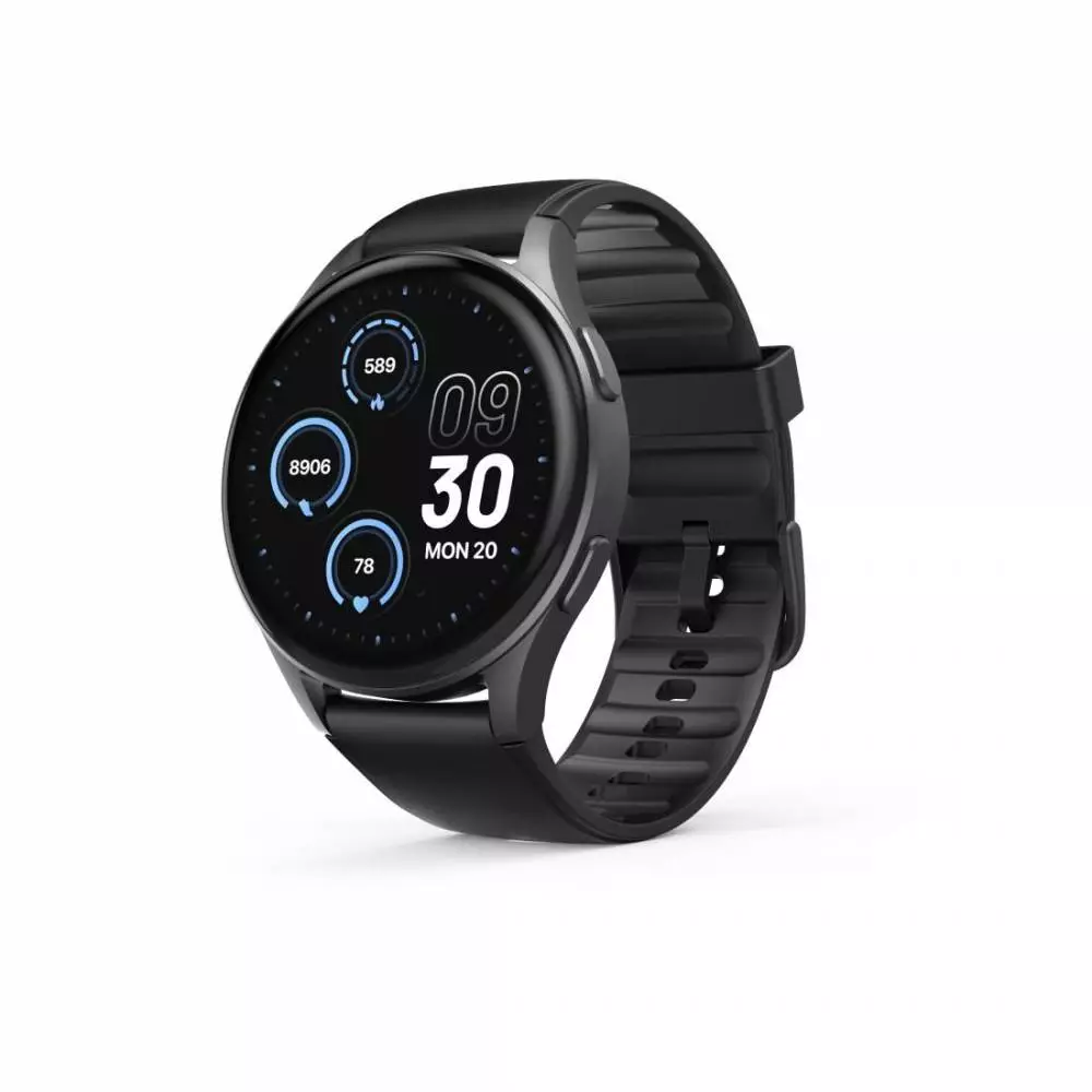 HAMA Смартчасовник "8900", GPS, AMOLED 1.43", SP02,Alexa, черен