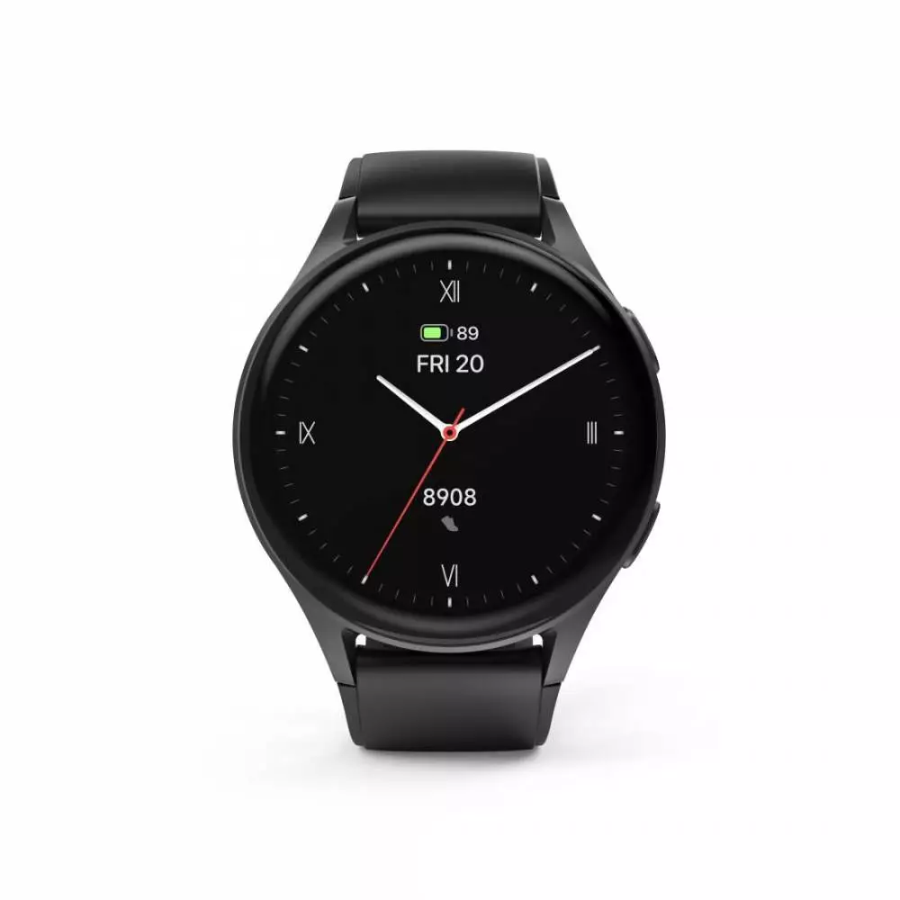 HAMA Смартчасовник "8900", GPS, AMOLED 1.43", SP02,Alexa, черен