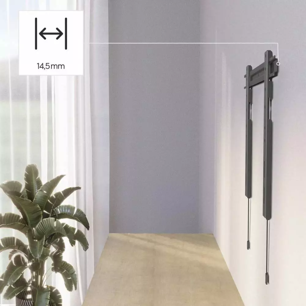 Soporte para TV OLED Hama FIX "Ultraslim", 229 cm (90"), 600 x 400, Antracita