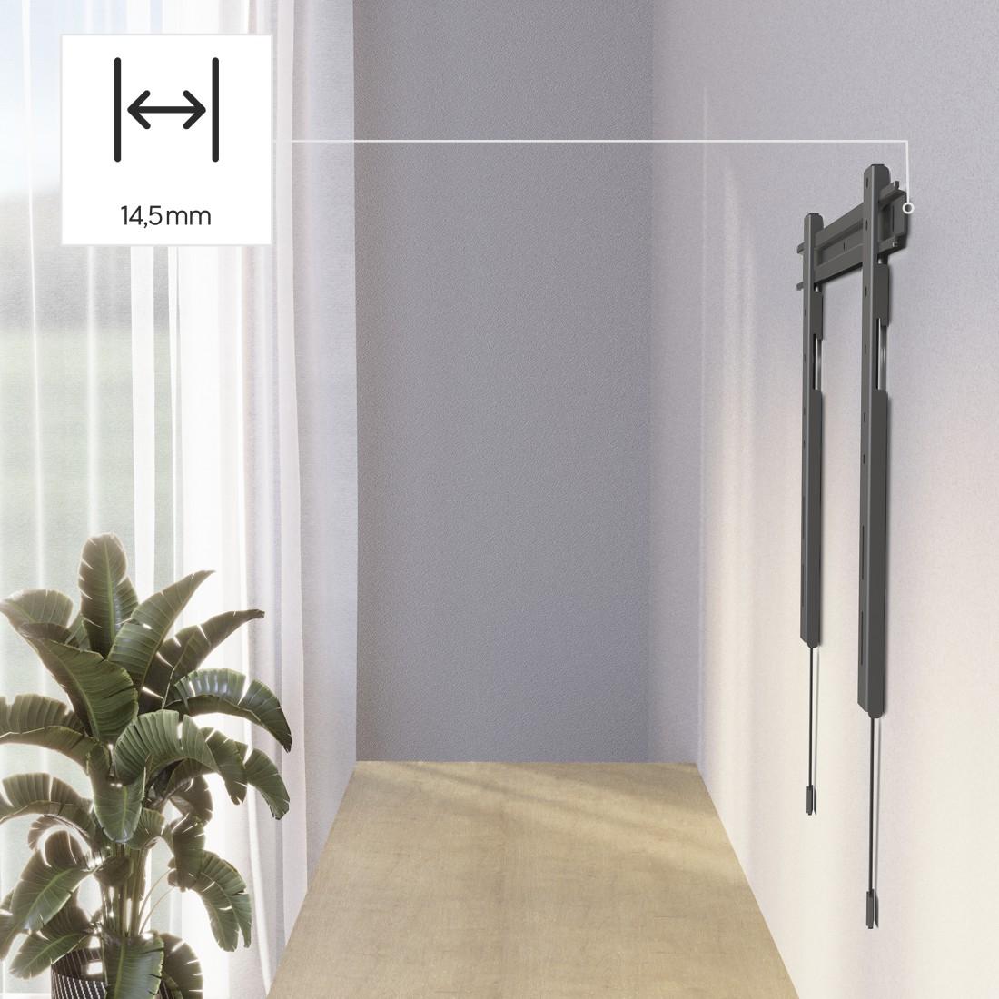 Soporte para TV OLED Hama FIX "Ultraslim", 229 cm (90"), 600 x 400, Antracita
