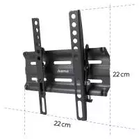 Стенна стойка за TV, TILT, 122см, 48", 1 звезда,200х200, черна