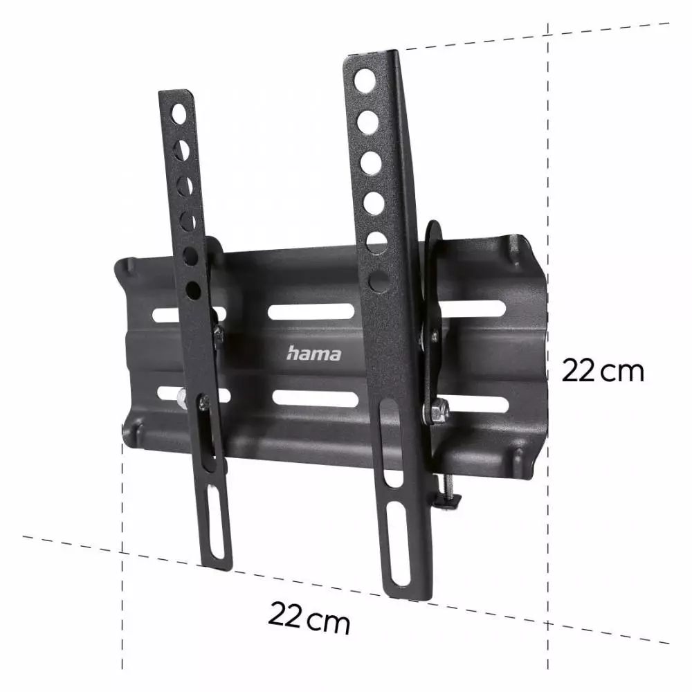 Стенна стойка за TV, TILT, 122см, 48", 1 звезда,200х200, черна
