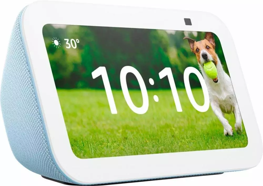 Смарт тонколона Amazon Echo Show 5, 3nd Gen., Сензорен екран, Гласов асистент, Синя