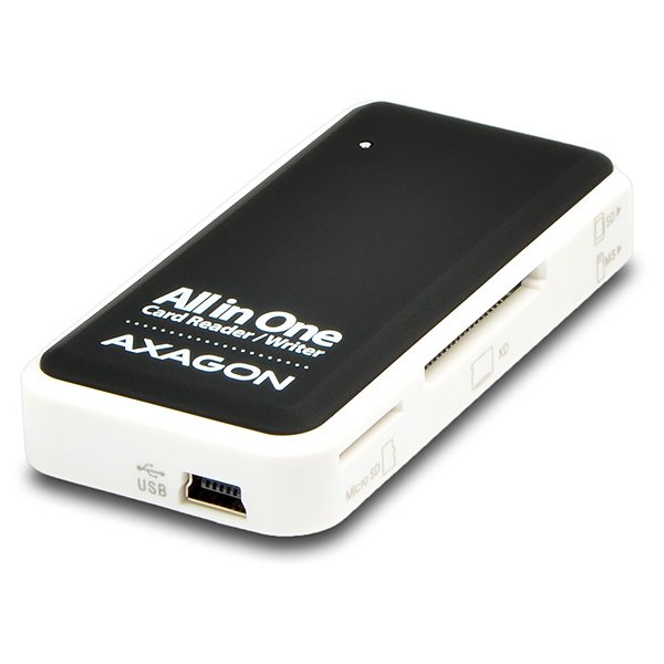 Четец за карти AXAGON CRE-X1 External Mini Card Reader 5-slot ALL-IN-ONE