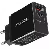 Зарядно AXAGON ACU-PQ22 wall charger QC3.0/AFC/FCP + PD type-C, 22W, black