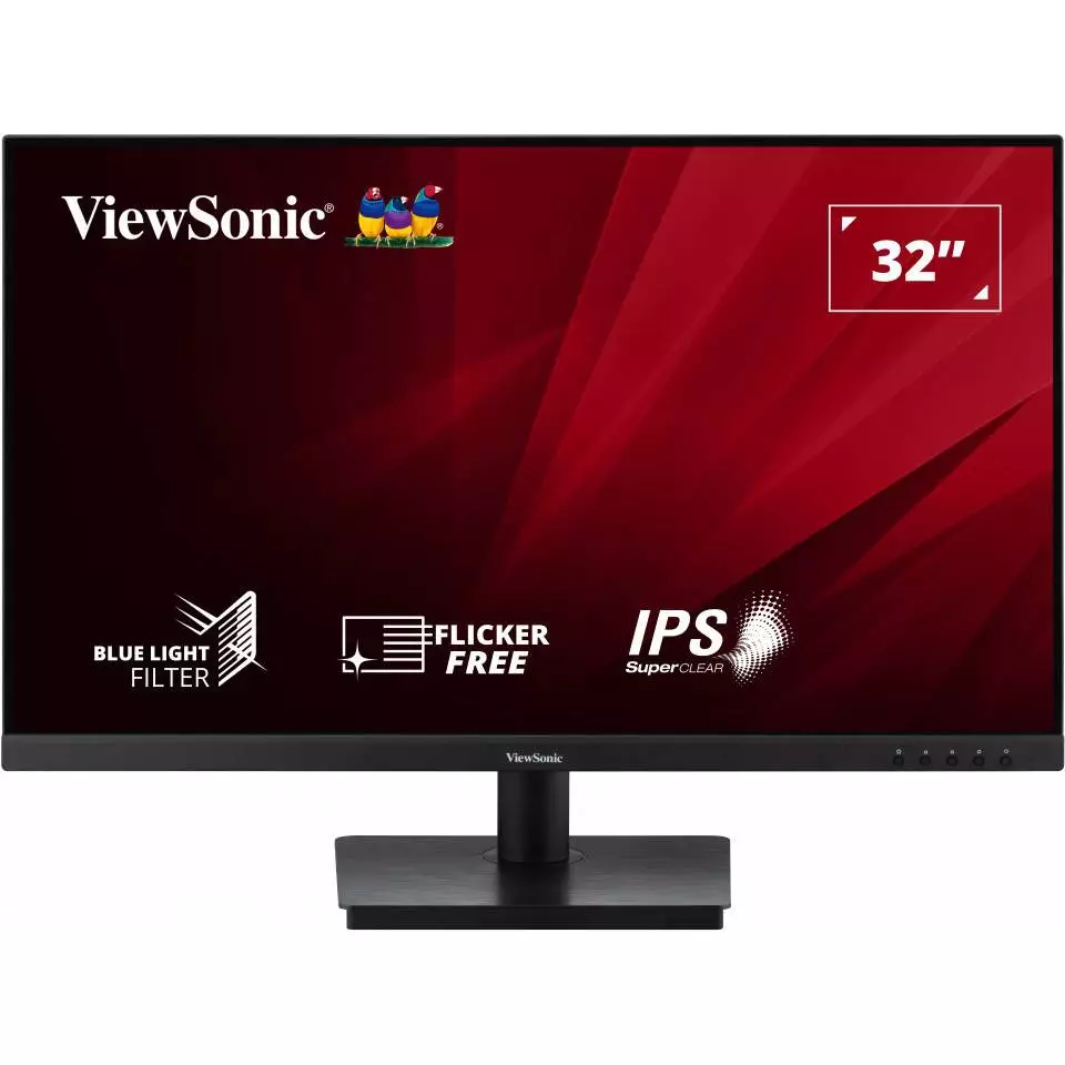 Монитор ViewSonic VA3209-2K-MHD, 31.5", IPS, QHD 2560x1440, 75Hz, 4ms, HDR, Adaptive Sync, DP, HDMI