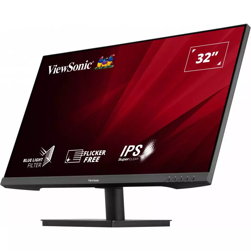 Монитор ViewSonic VA3209-2K-MHD, 31.5", IPS, QHD 2560x1440, 75Hz, 4ms, HDR, Adaptive Sync, DP, HDMI