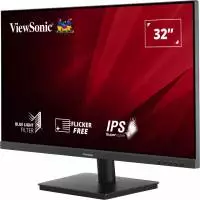 Монитор ViewSonic VA3209-2K-MHD, 31.5", IPS, QHD 2560x1440, 75Hz, 4ms, HDR, Adaptive Sync, DP, HDMI
