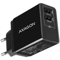 Зарядно Axagon Dual wall charger <240V / 2x port 5V-2.2A + 5V-1A. 16W total power
