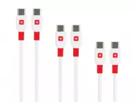 Комплект кабели Skross, USB-C - USB-C 2.0 мъжко, 0.15/ 1.20/ 2.0 м