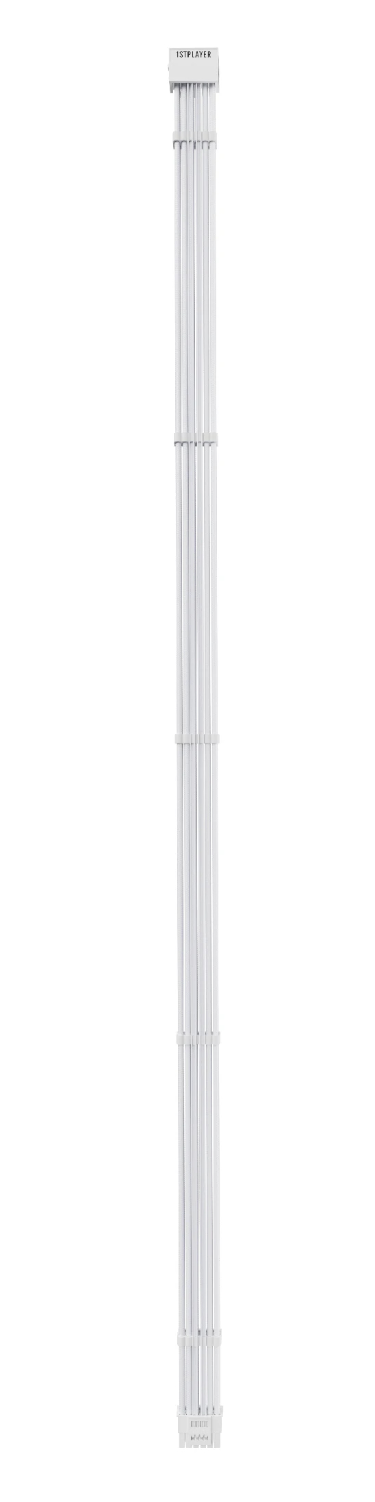1stPlayer модулен кабел Custom Sleeved Modding Cable White - PCIe 5.0 12VHPWR M/M - FM2-B-WH