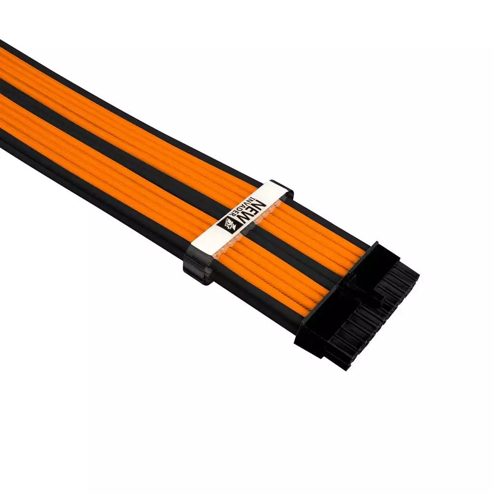 Комплект удлинительных кабелей 1stPlayer Custom Modding Cable Kit Black/Orange - ATX24P, EPS, PCI-e - BOR-001