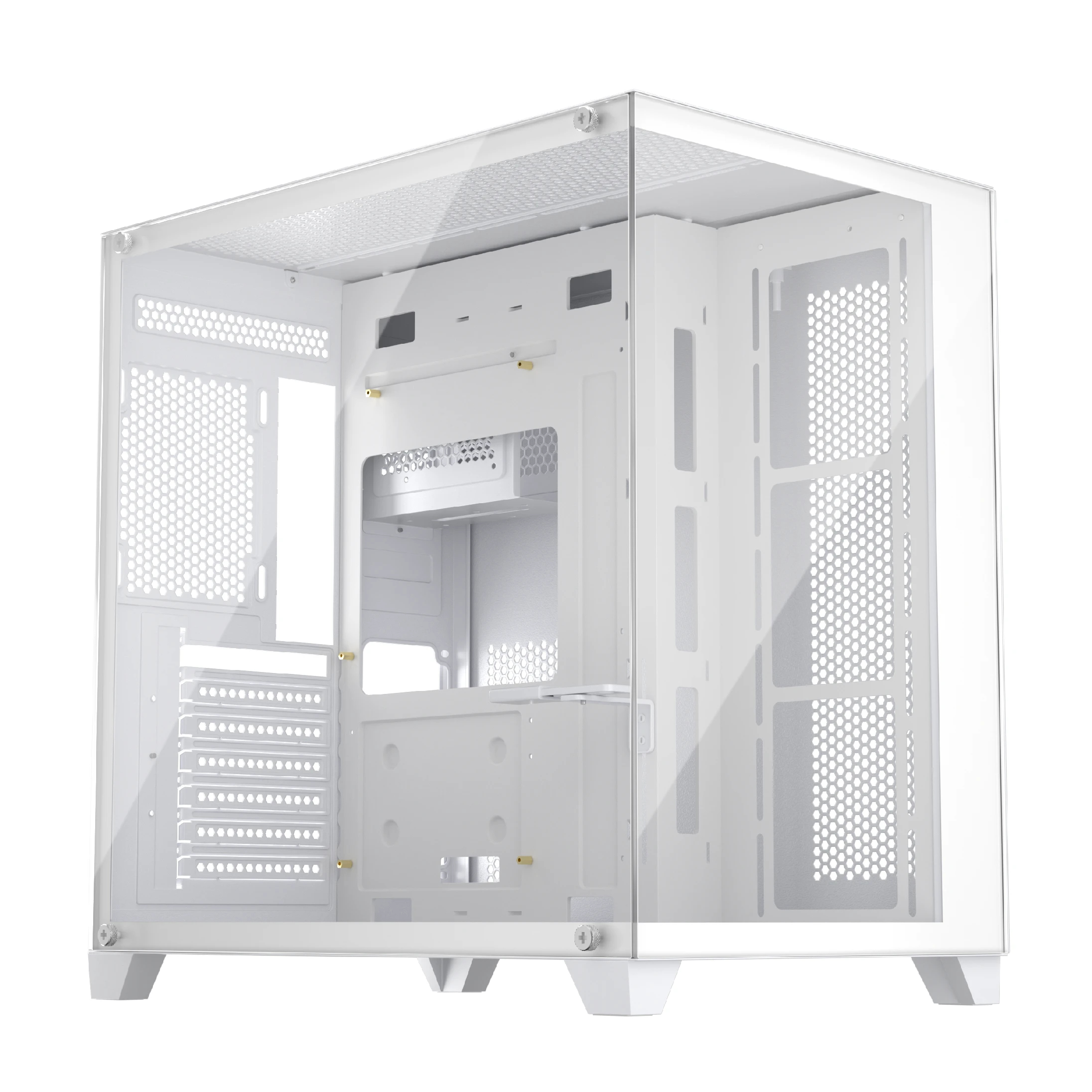 Кутия 1stPlayer MEGAVIEW MV8 White Case ATX