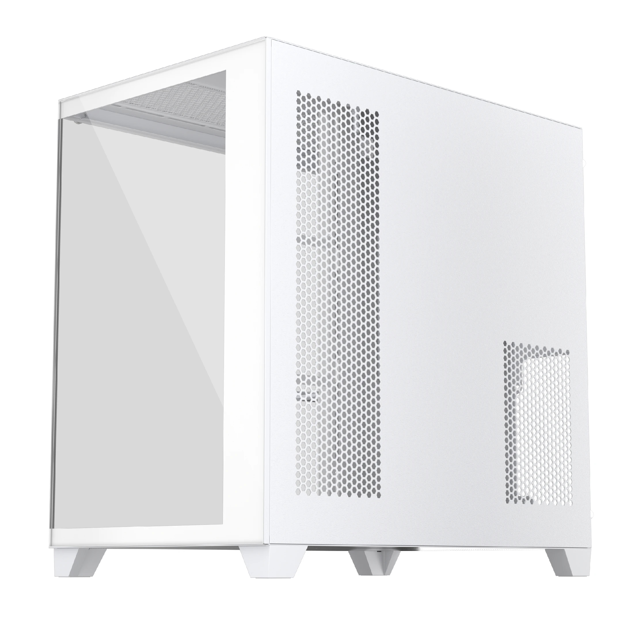 Кутия 1stPlayer MEGAVIEW MV8 White Case ATX