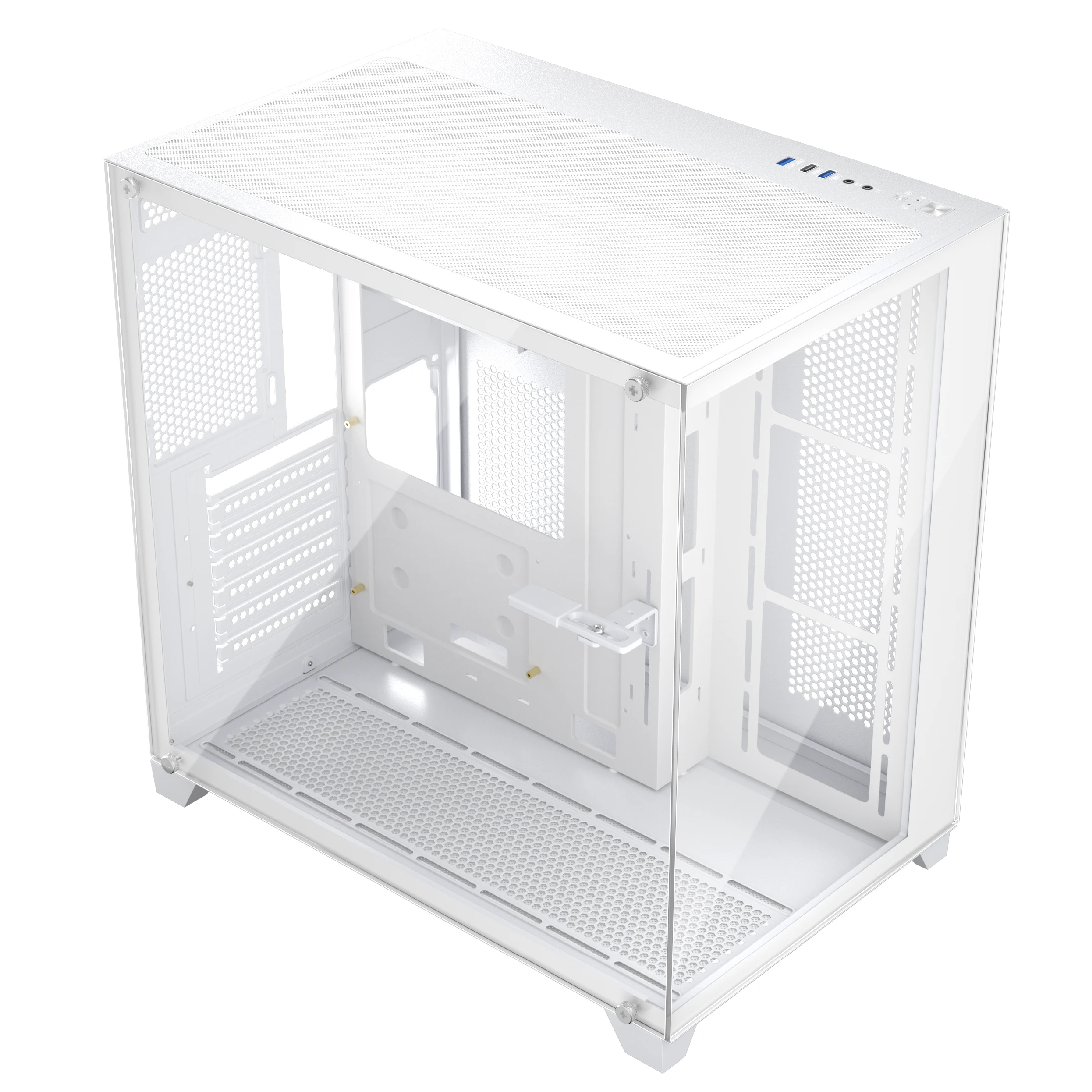 Кутия 1stPlayer MEGAVIEW MV8 White Case ATX