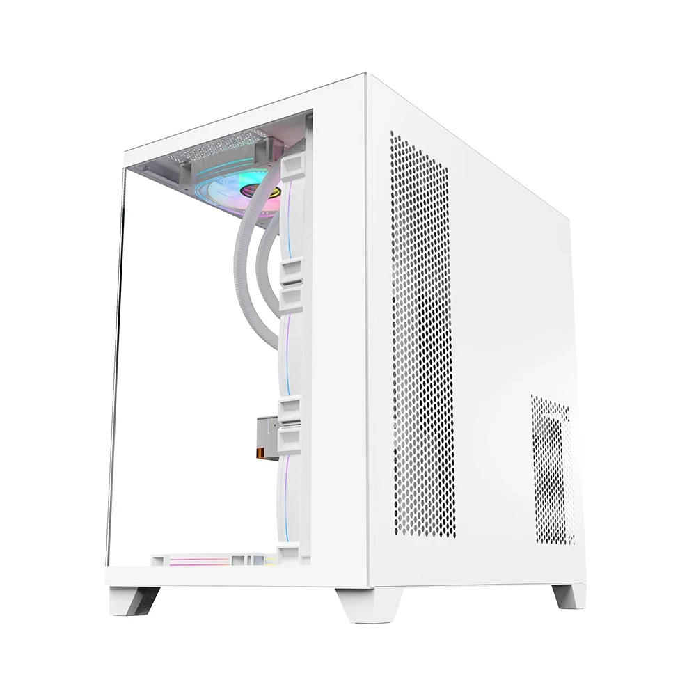 Кутия 1stPlayer MEGAVIEW MV8 White Case ATX
