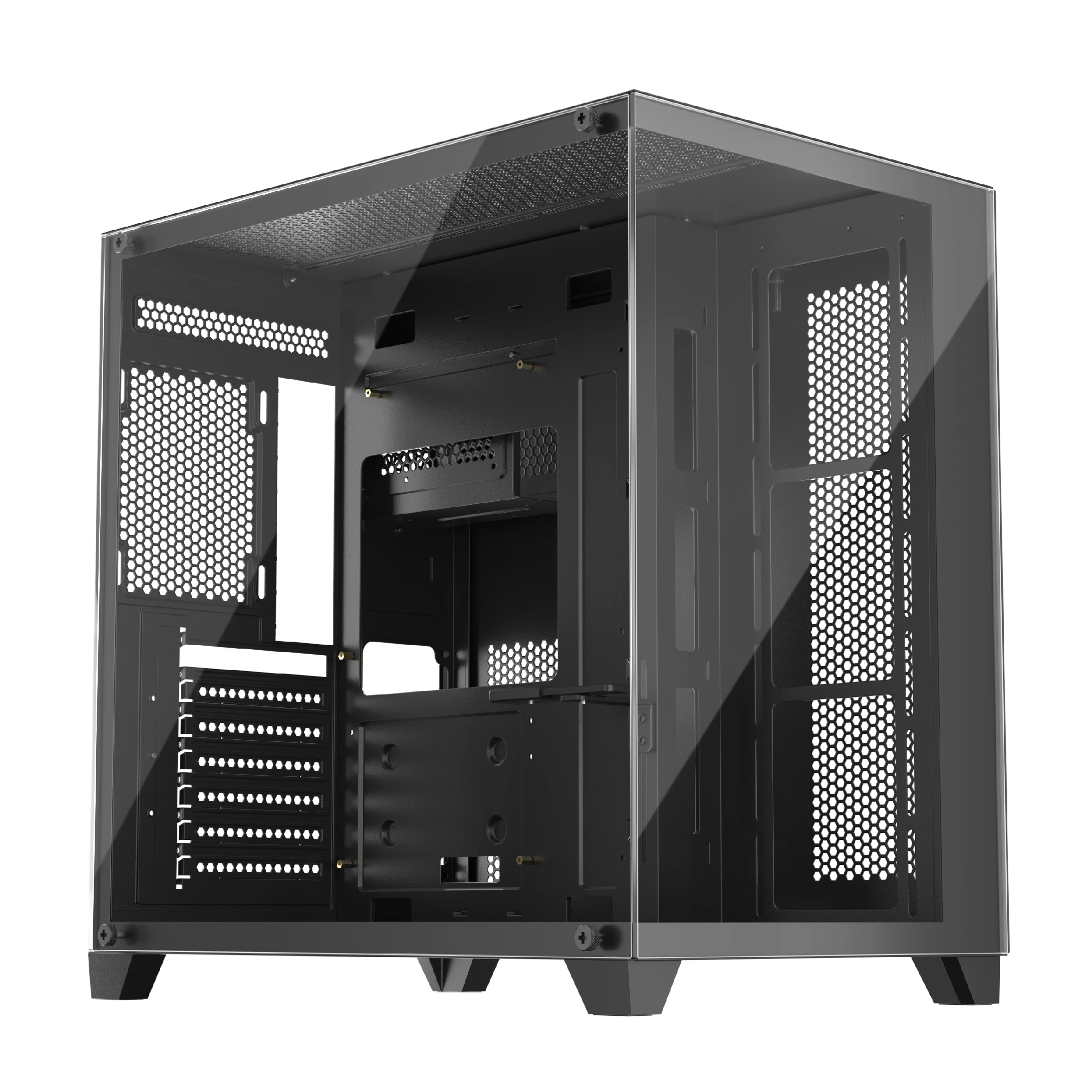 Кутия 1stPlayer MEGAVIEW MV8 Black Case ATX