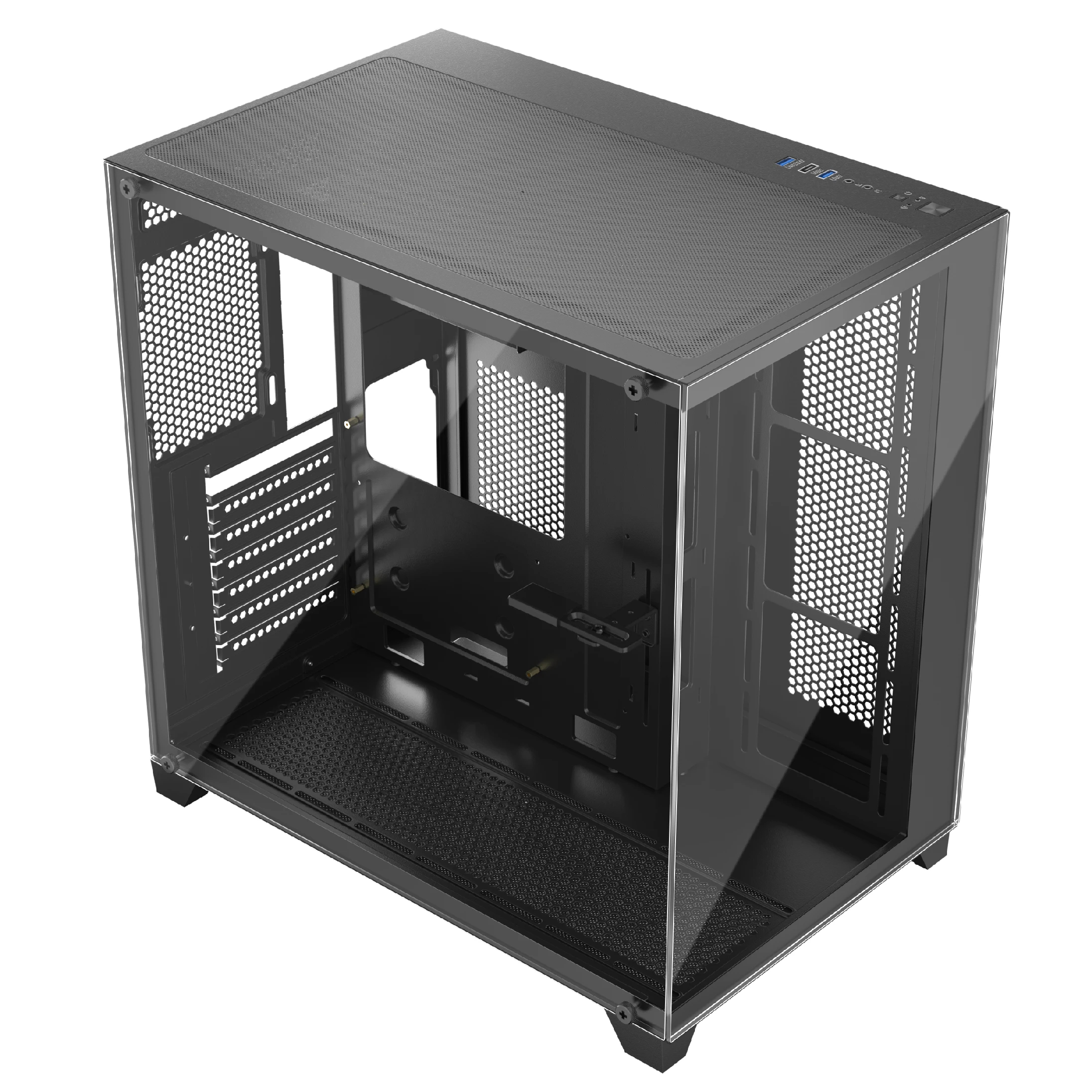 Кутия 1stPlayer MEGAVIEW MV8 Black Case ATX