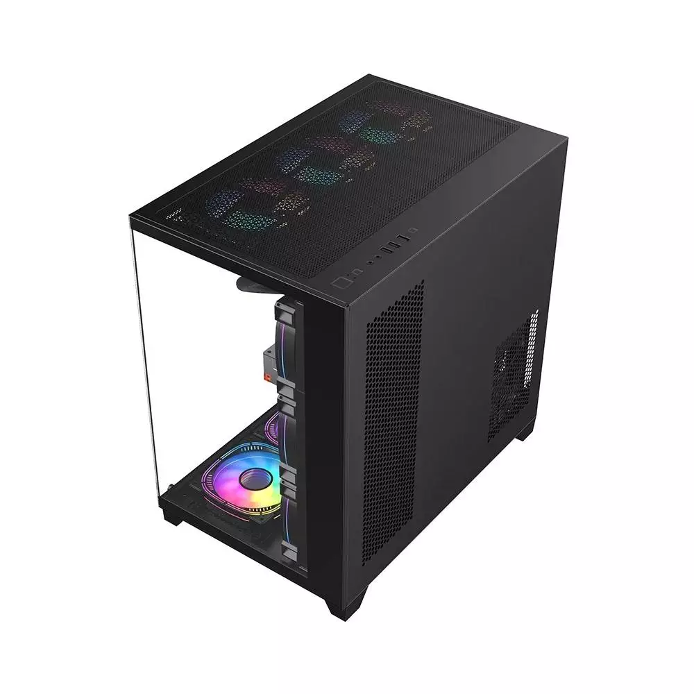 Кутия 1stPlayer MEGAVIEW MV8 Black Case ATX
