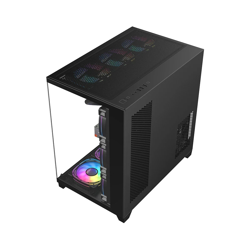 Кутия 1stPlayer MEGAVIEW MV8 Black Case ATX