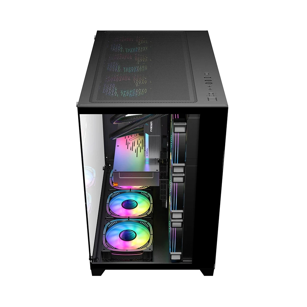 Кутия 1stPlayer MEGAVIEW MV8 Black Case ATX