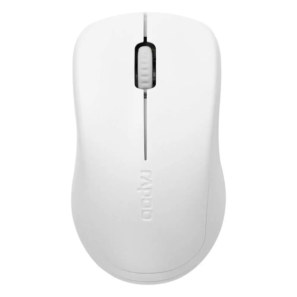 Mouse ottica wireless RAPOO 1680, Silenziosa, 2.4Ghz, Bianca