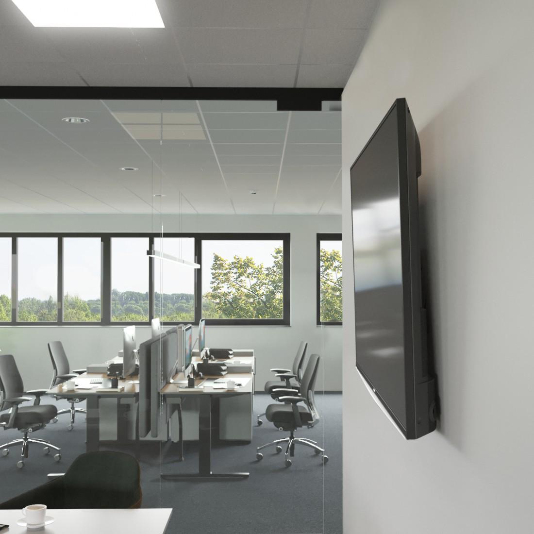 Soporte de pared para TV, 203 cm (80") hasta 50 kg, protección contra robo