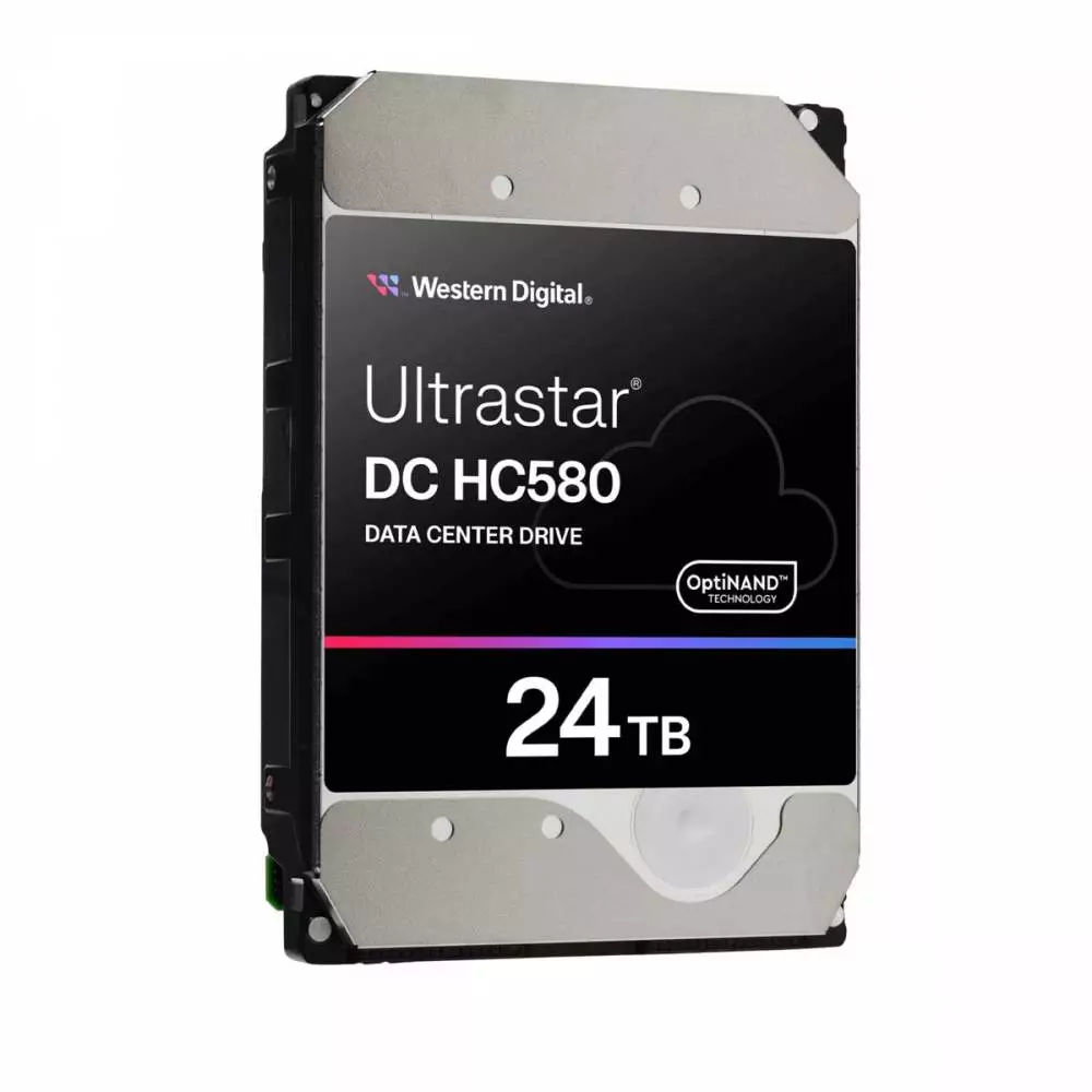 Твърд диск WD ULTRASTAR DC HC580 3.5", 24TB, 512MB, 7200 RPM- WUH722424ALE6L4